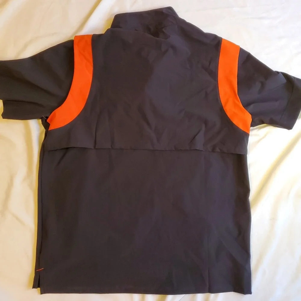 Nike Clemson Tigers Sideline Lightweight SS‎ Coaches Jacket Men's L Black New